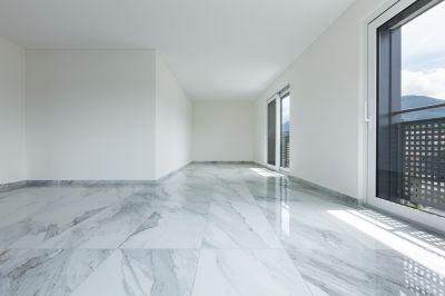 Marble Flooring and Wall Accents